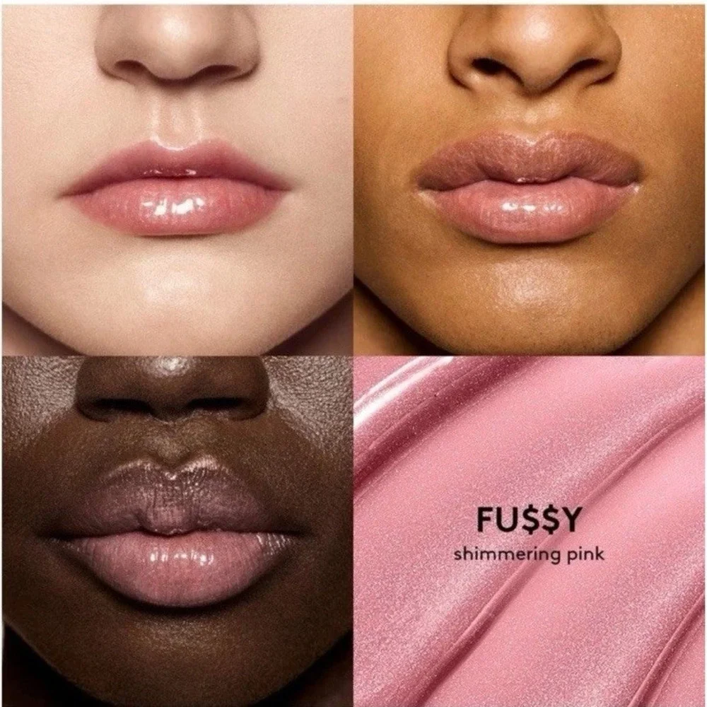 Fenty Beauty Gloss Bomb Universal Lip Luminizer Mini Fu$$y Shimmering Pink 2ml